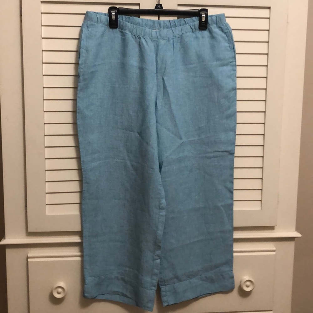 Jjill linen capris